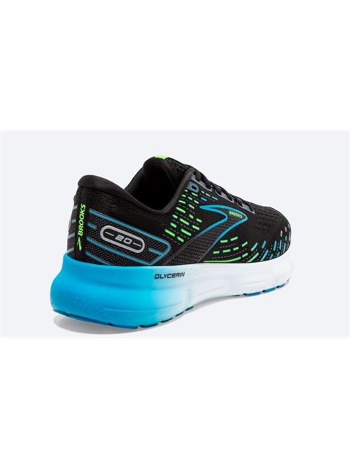 glycerin 20 BROOKS | 1103821D006BLACK/HAW AIIAN O CEAN/GREEN